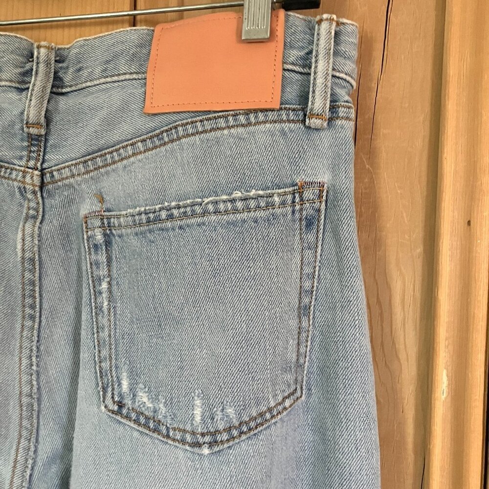 Acne Studios Women Patchwork Button Fly Designer Denim Jeans Size 29 Blue AN EXC - Picture 8 of 10